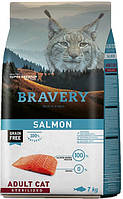 Bravery Salmon Adult Cat Sterilized, 600 гр