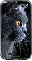 Силиконовый чехол Endorphone Samsung Galaxy Note 2 N7100 Красивый кот (3038u-17-26985) BS, код: 7500826