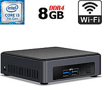 Неттоп Intel NUC NUC7i3DNB USFF/ Core i3-7100U/ 8 GB RAM/ 250 GB SSD/ HD 620