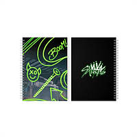 Скетчбук Стрей Кидс Stray Kids неоново-зеленый 48 листов (22982) Fan Girl HR, код: 8322051