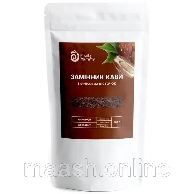 Фінікова кава без кофеїну Fruity Yummy, 200 г