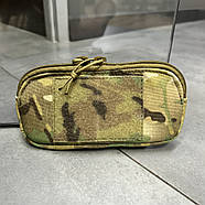 Підсумок для телефону горизонтальний, Мультикам, на molle, чохол для телефону на РПС, сумка для телефону, фото 6