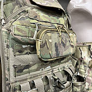 Підсумок для телефону горизонтальний, Мультикам, на molle, чохол для телефону на РПС, сумка для телефону, фото 9