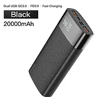 Повербанк 22,5W быстрой зарядки 20000 mAh Kuulaa PowerBank USB PD Quick Charge 3.0 внешний аккумулятор