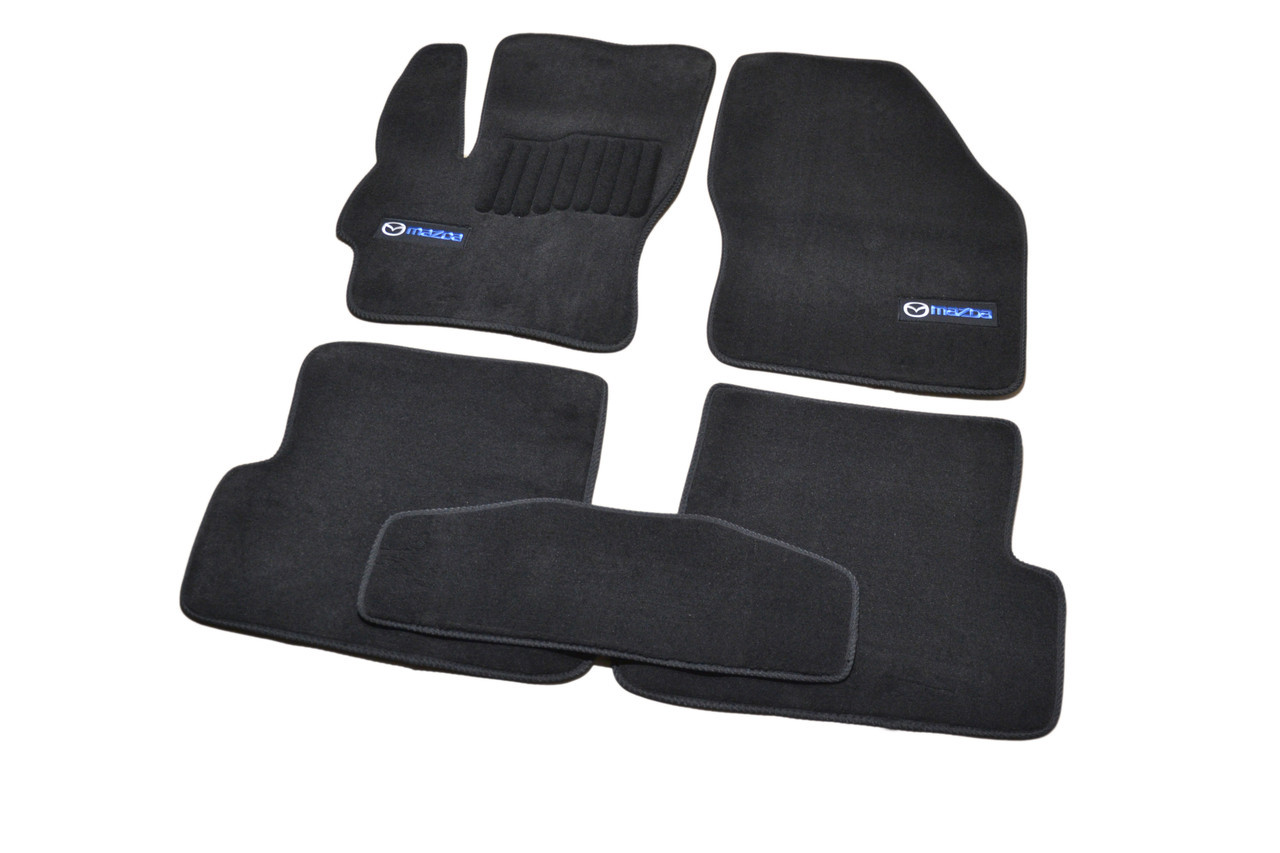 Велюрові килимки в салон Mazda 3 (2003-2009) Premium, фото 1