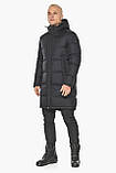 Чоловіча куртка чорна трендова модель 49015 (КЛАД ТІЛЬКИ 52(XL)), фото 2