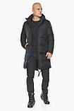 Чоловіча куртка чорна трендова модель 49015 (КЛАД ТІЛЬКИ 52(XL)), фото 4