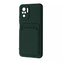 Чехол-накладка для телефона WAVE Colorful Pocket Xiaomi Poco M5s/Redmi Note 10 4G/Redmi Note 10S Dark green