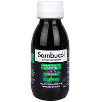 Бузина Sambucol Black Elderberry Immuno Forte Sugar Free 120 ml 12 servings BS, код: 8135421