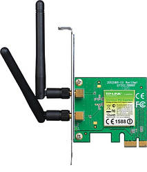 Безпровідний мережевий адаптер TP-Link TL-WN881ND PCI-E (300Mbps Wireless N PCI Express Adapter, 2.4GHz,