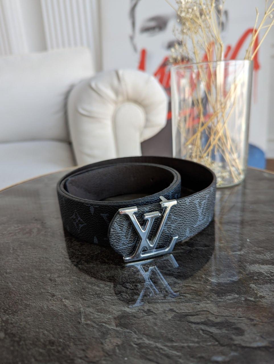 Широкий ремінь Луї Віттон Louis Vuitton чорний