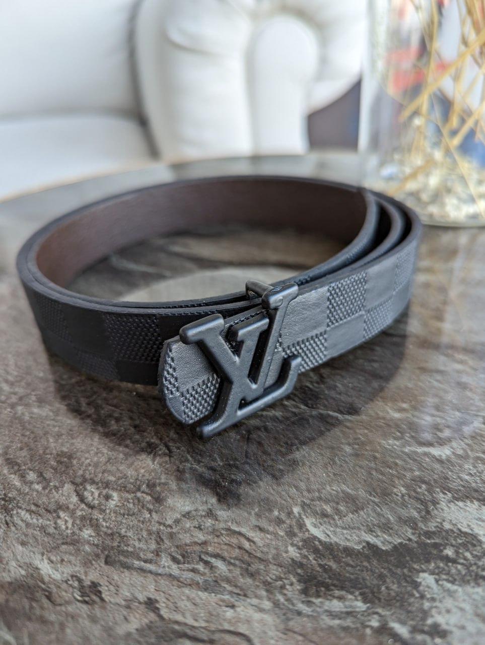 Вузький ремінь карта матовий пояс Луї Віттон Louis Vuitton