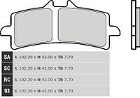 Сотав ое (оригинал) синтетика - передние Brembo BRM07BB3793