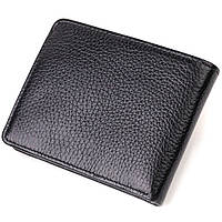 Компактний гаманець із вкладишем для посвідчення для чоловіків із натуральної шкіри флотар CANPEL HR, код: 8061906