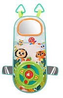 Детская игровая панель для крепления в автомобиле Hola E993 Руль детский музыкальный на батарейках