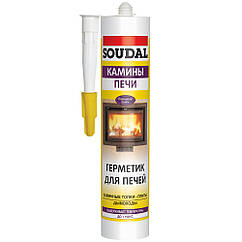 Герметик для камінів, печей SOUDAL CALOFER 1500 280 мл, 8195502 — 407