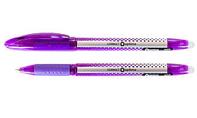 Ручка гелева пиши-стирай Optima Correct 0,5 фіолетова
