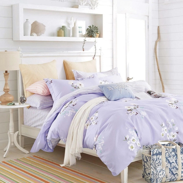 Постільна білизна полуторна Viluta Сатин Twill 274-1-5 210х143 см ID 4630796