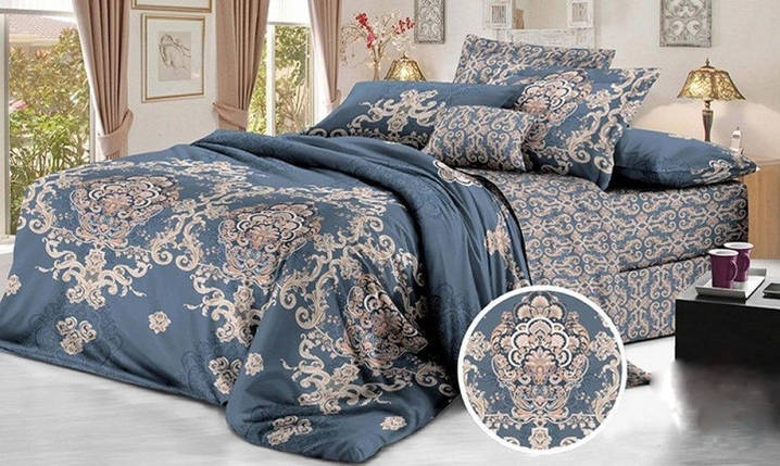 Постільна білизна полуторна Viluta Сатин Twill 303-1-5 210х143 см ID 4630804, фото 1