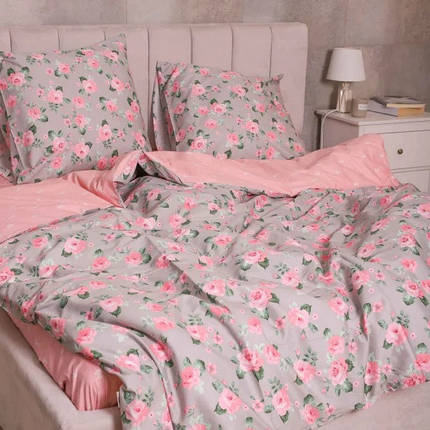 Постільна білизна полуторна Viluta Сатин Twill 607-1-5 210х143 см ID 4630884, фото 1