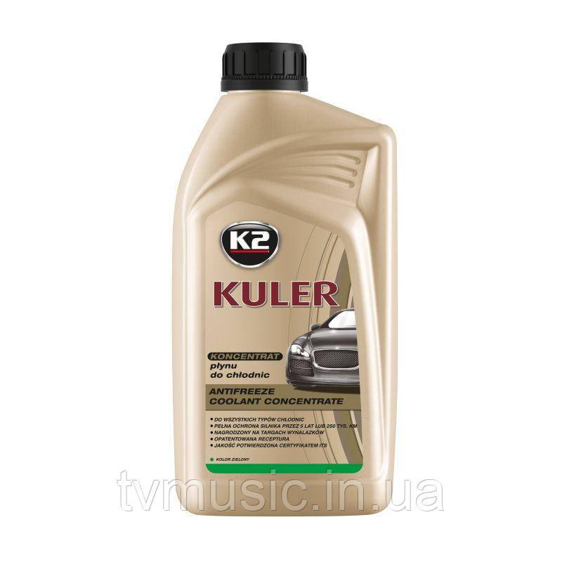 Антифриз концентрат K2 Kuler Long Life G11 -35°C зелений 1л (T211Z), фото 1