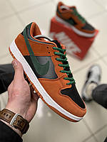 Кросівки Nike SB Dunk low PRO RETRO (green / orange)