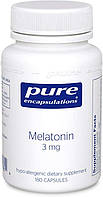 Мелатонин, Pure Encapsulations, 3 мг, 180 капсул (30474) ZZ, код: 1536003