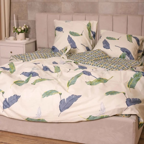 Постільна білизна полуторна Viluta Сатин Twill 609-1-5 210х143 см ID 4630886