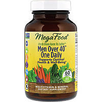 Витамины для мужчин MegaFood Men Over 40 One Daily 40+ без железа 60 таблеток (2289) BS, код: 1535378