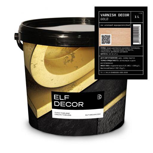 VARNISH DECOR - лак декоративний (Gold/Silver). Elf