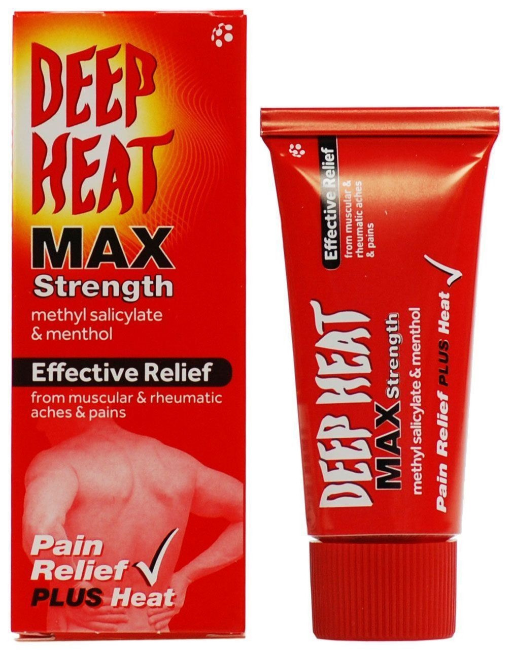 Быстродействующий обезболивающий крем Deep Heat Rub Extra Strength 35 мл Дип Хит при спортивных травмах "Wr" - фото 1 - id-p2147092856