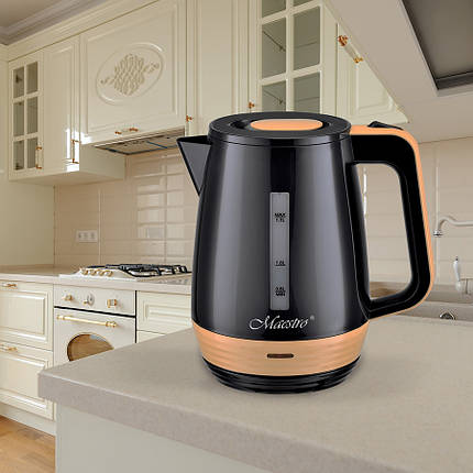 Електрочайник Maestro MR-033-BlaСk 1.7 л чорний ID 3234841, фото 1