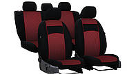 Авточехлы на сиденья Pok-ter VIP Peugeot 407 2003-2010 с красной вставкой гобелен HR, код: 8447854
