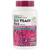 Красный рис Nature's Plus Herbal Actives, Red Yeast Rice 600 mg 60 Tabs ZZ, код: 7518082