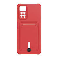 Чехол с карманом для карт OtterBox Colorfull Pocket Card Xiaomi Redmi Note 11 Pro 4G 5G Red MD, код: 8236961