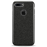 Чехол Twins Glitter Apple iPhone 7 Plus 8 Plus Black ZZ, код: 8112335