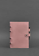 Кожаный блокнот с датированным блоком (Софт-бук) 9.1 розовый BlankNote ZZ, код: 8132586