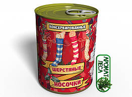 Консервований подарунок Memorableua Консервовані вовняні шкарпетки (CWSNY) ZZ, код: 2400368