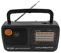 Портативный радиоприемник на батарейках KIPO KB - 409AC, Fm радиоприемник от сети и батареек ZK, код: 7957337