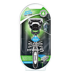 Чоловічий верстат для гоління Wilkinson Shick Hydro 5 Sense 1 картридж (0011) ZZ, код: 2568177