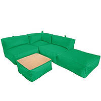 Комплект бескаркасной мебели Блэк Tia-Sport (sm-0692-5) зеленый ZZ, код: 6537679
