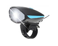 Велофара с сигналом на батарейках Speaker Bicycle Light Feel Fit MD, код: 2544266