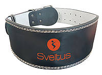 Пояс тяжелоатлетический кожаный Sveltus (SLTS-9403) 125 см ZZ, код: 7461608