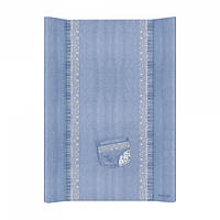 Пеленальная доска cebababy 50x70 denim style w-200-119-600, lace, голубой Twins