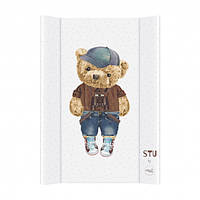 Пеленальная доска cebababy 50x70 fluffy puffy w-203-132-683, stu, мальчик Twins