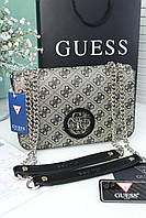 Сумка женская клатч Guess Гесс серая