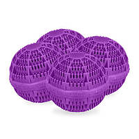 Фиолетовый шар для мытья посуды набор из 4 штук