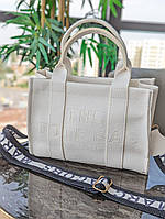 Сумка женская Марк Джейкобс шопер белый Marc Jacobs Tote Bag мини