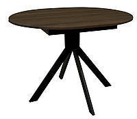 Стол Max's furniture Мичиган 90х110 150х75 см Дуб + Черный MD, код: 2554366