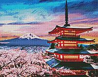 Набор для творчества Идейка Алмазная мозаика Любимая Япония AMO7175 40х50 см